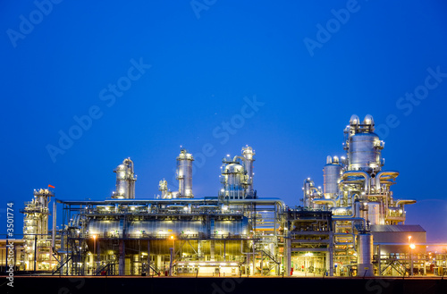 refinery at night 5