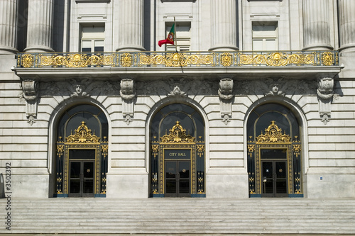 san francisco's city hall doors