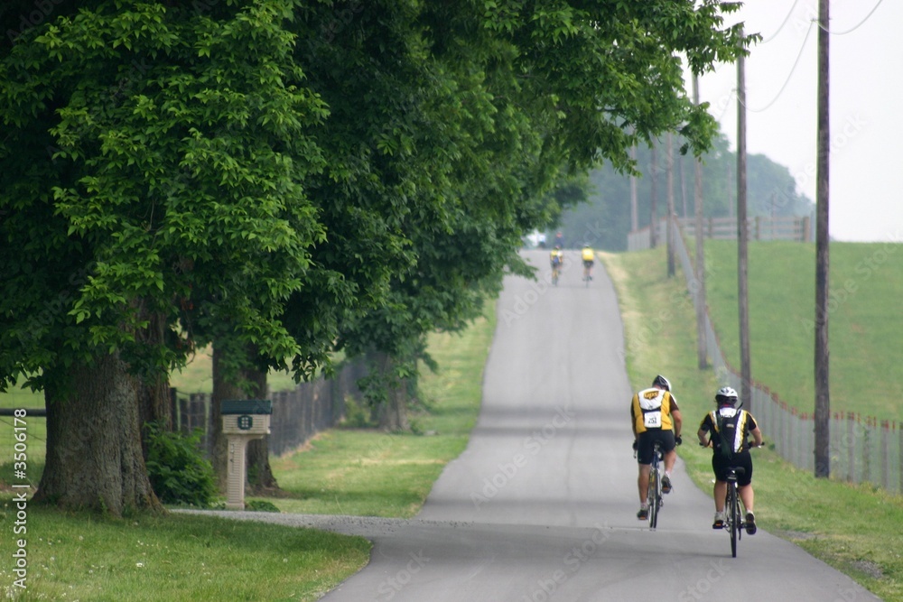 Fototapeta premium Leisure ride on country road