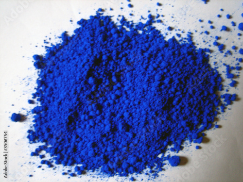 pigment bleu