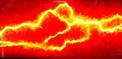 abstract of electrical glow4