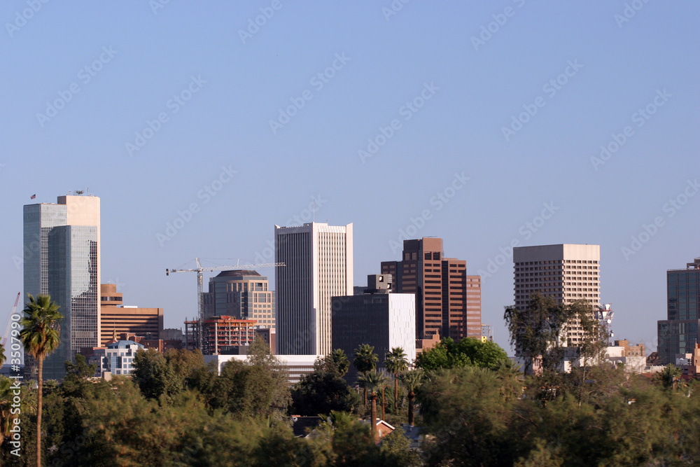 phoenix skyline, az phoenix skyline, az