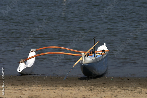Konstfotografi outrigger canoe