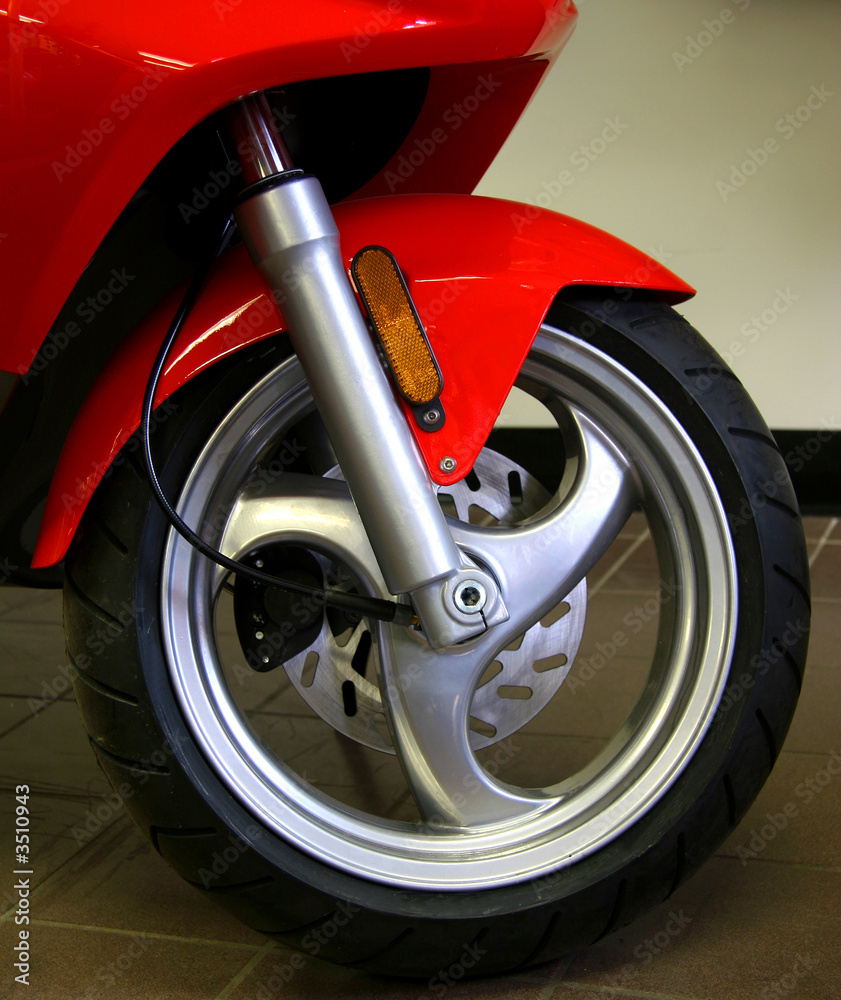 Naklejka premium front wheel