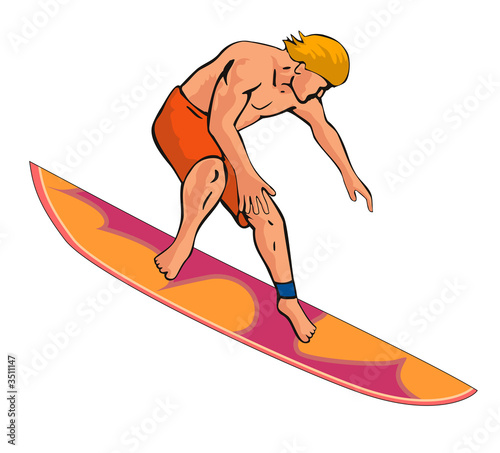 Photography Surfer dude surfing