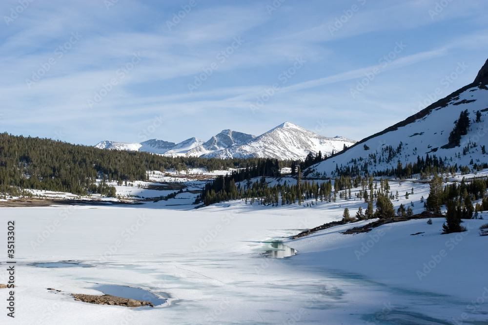 Snowy mountains