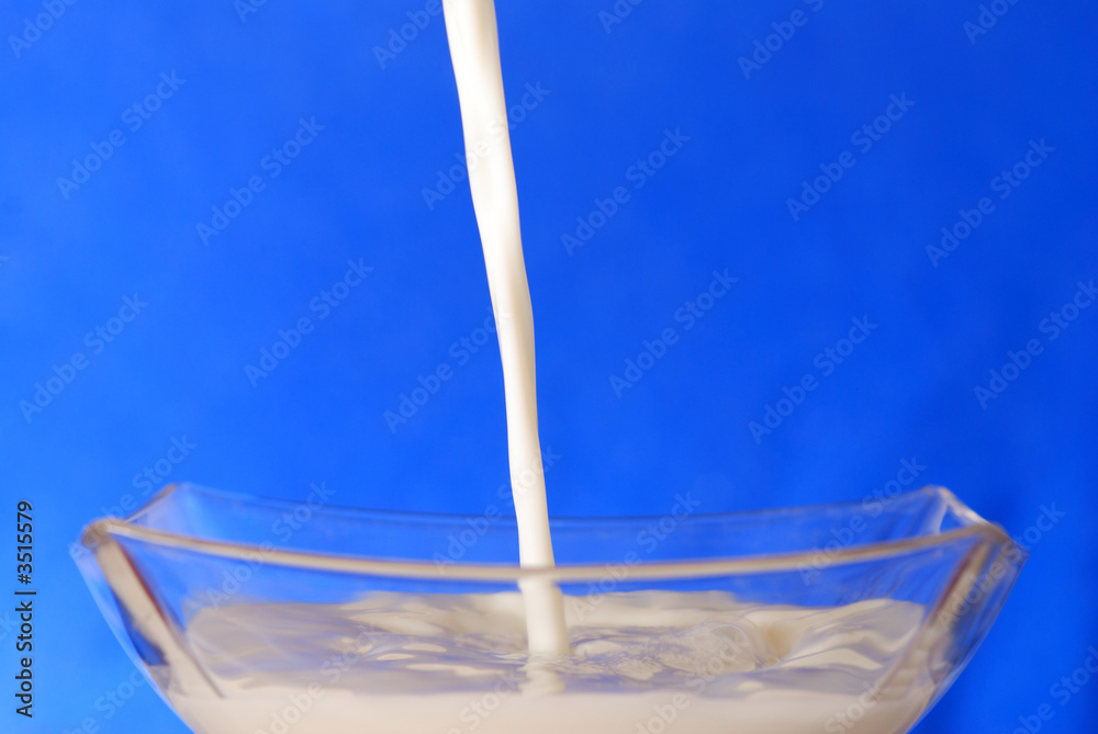 pouring milk