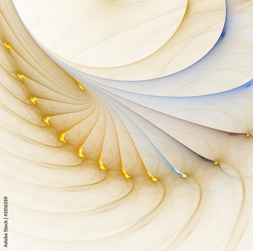 Obraz premium Curves on White