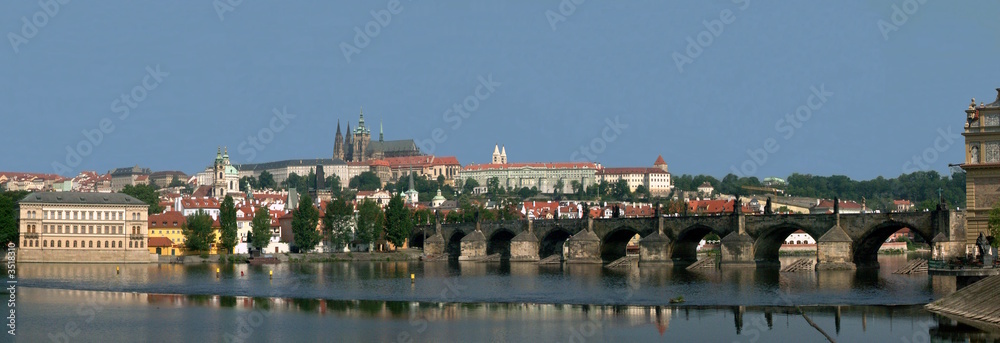 prague castle and charles bridge