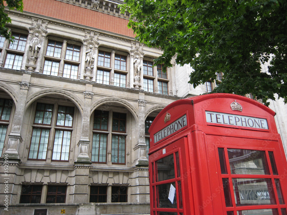 london telephone booth and museum