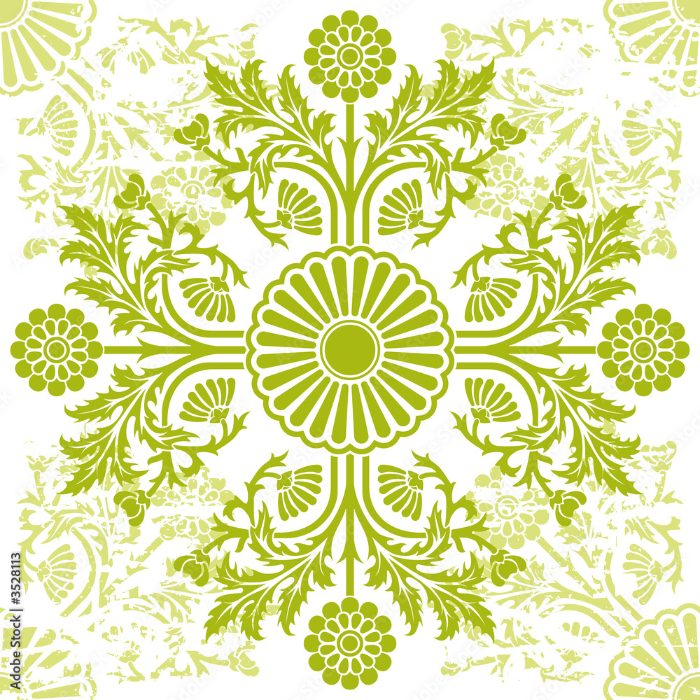 Abstract Grunge Floral Background Abstract Grunge Floral Background