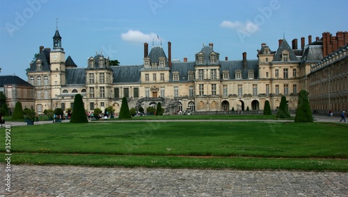 The castle of Fontainebleau