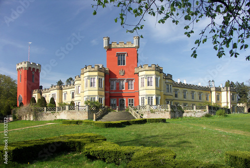 castle in czech republic hradek u nechanic photo