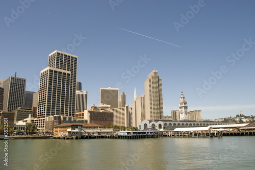 Skyline and reflection