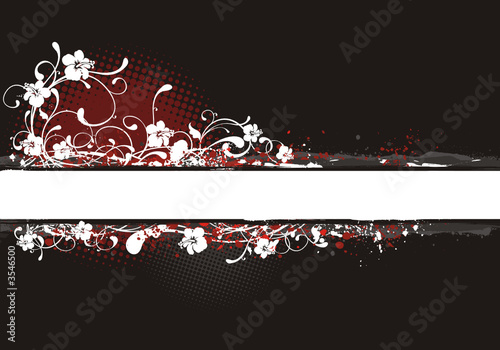 Banner illustration with copy-space, design element