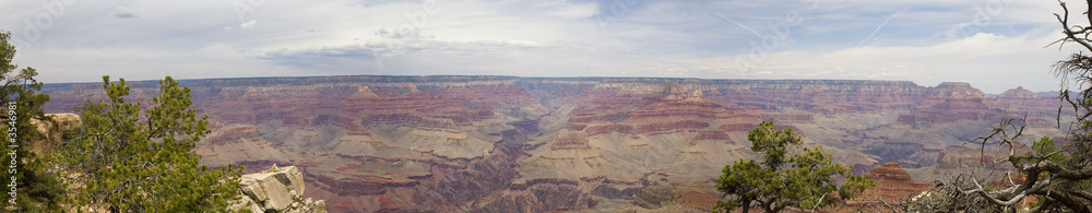 Grand Canyon Mather Point Panoramic View, Arizona