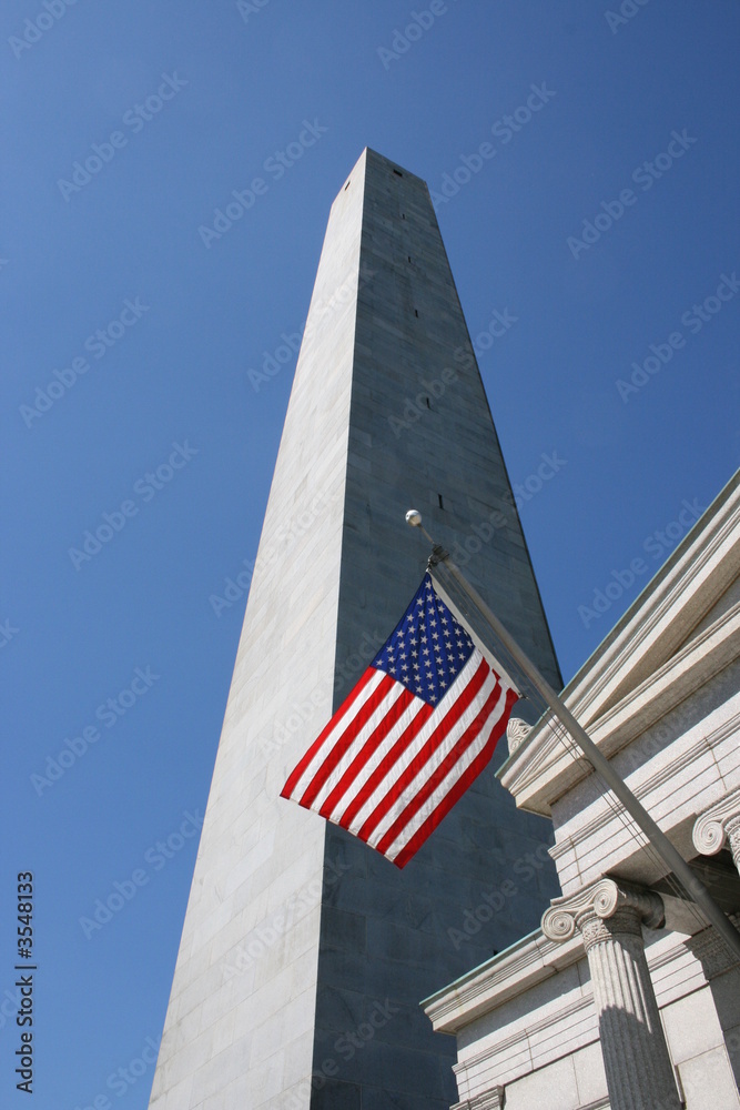Fototapeta premium Bunker Hill Monument, Boston.