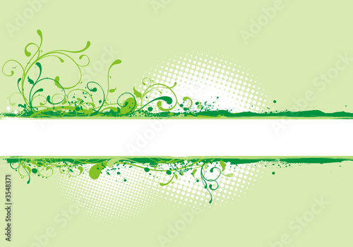 Banner illustration, background