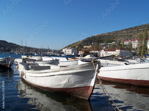 Boats on the landing stage