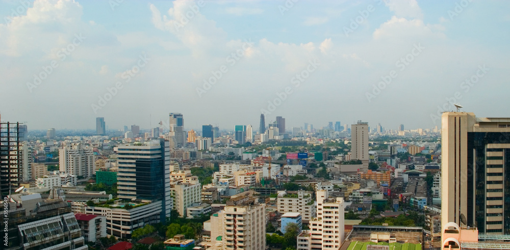 Naklejka premium Panorama miasta