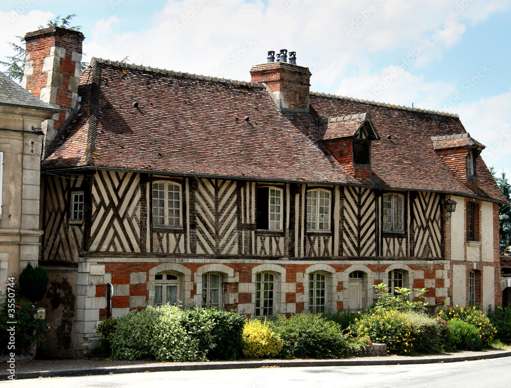 Timber Framed House in an Historic Village in Normandy, France