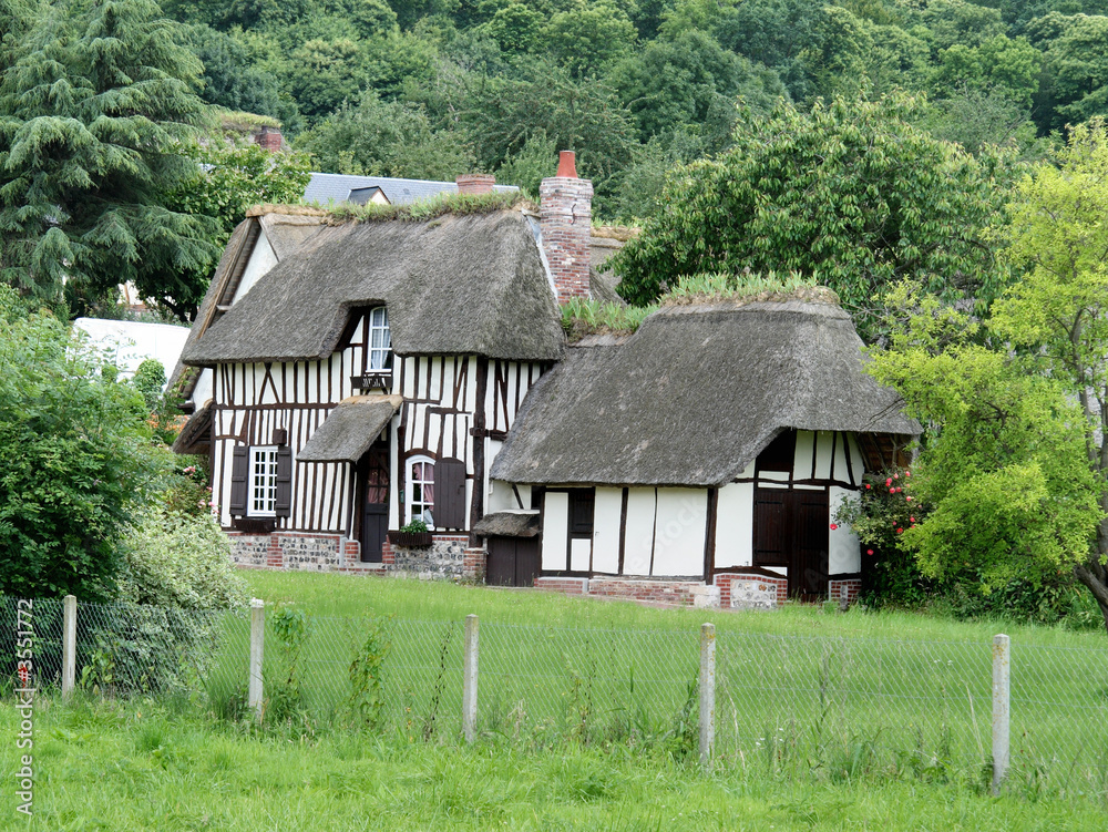 Timber Framed Thatched Normandy House