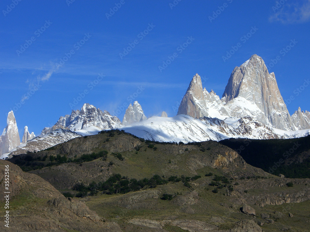 Mount Fitzroy El Chalten in Argentina, Patagonia, South America