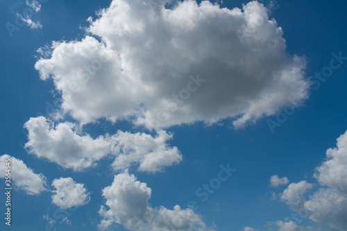 blue sky with white clouds