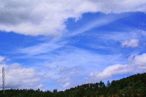 Beautiful clouds in the sky 