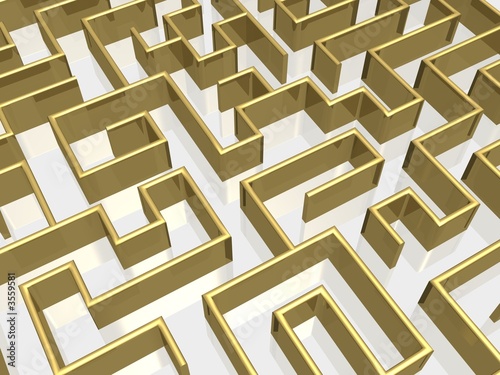 The gold labyrinth with ref...