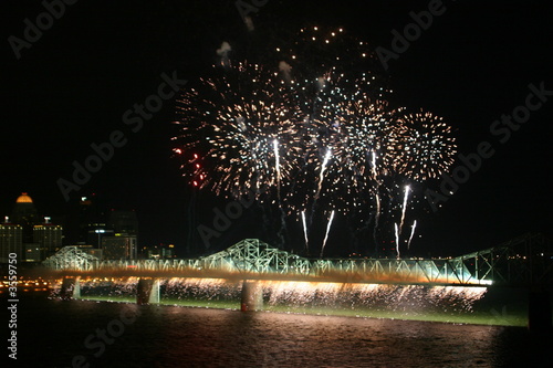 Fireworks over Bridge