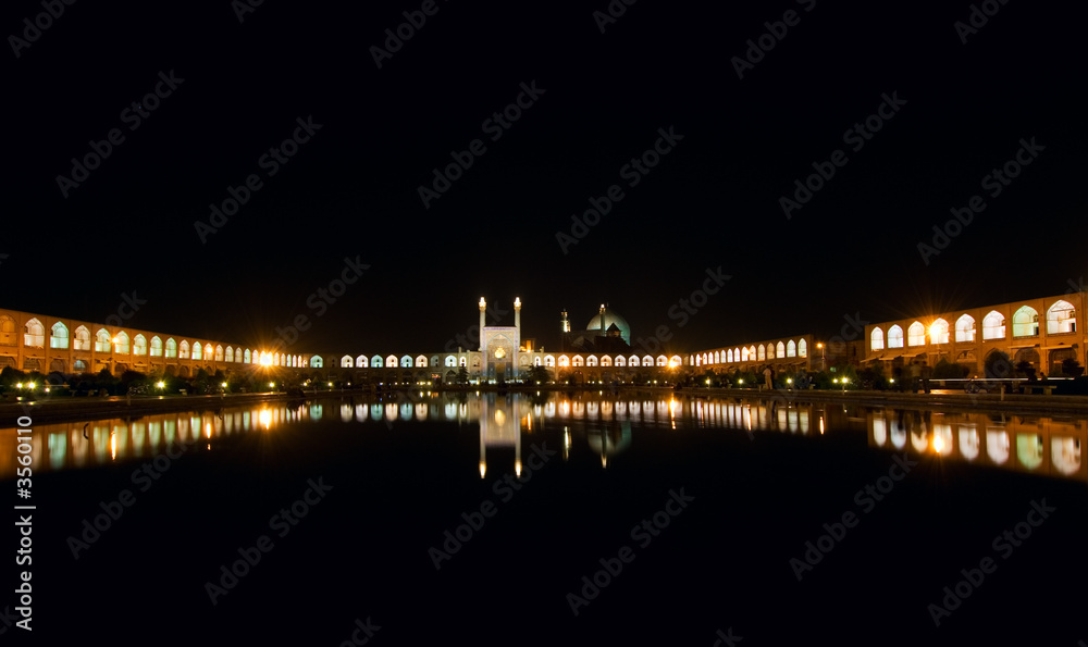 Imam Square at night, Isfahan, Iran