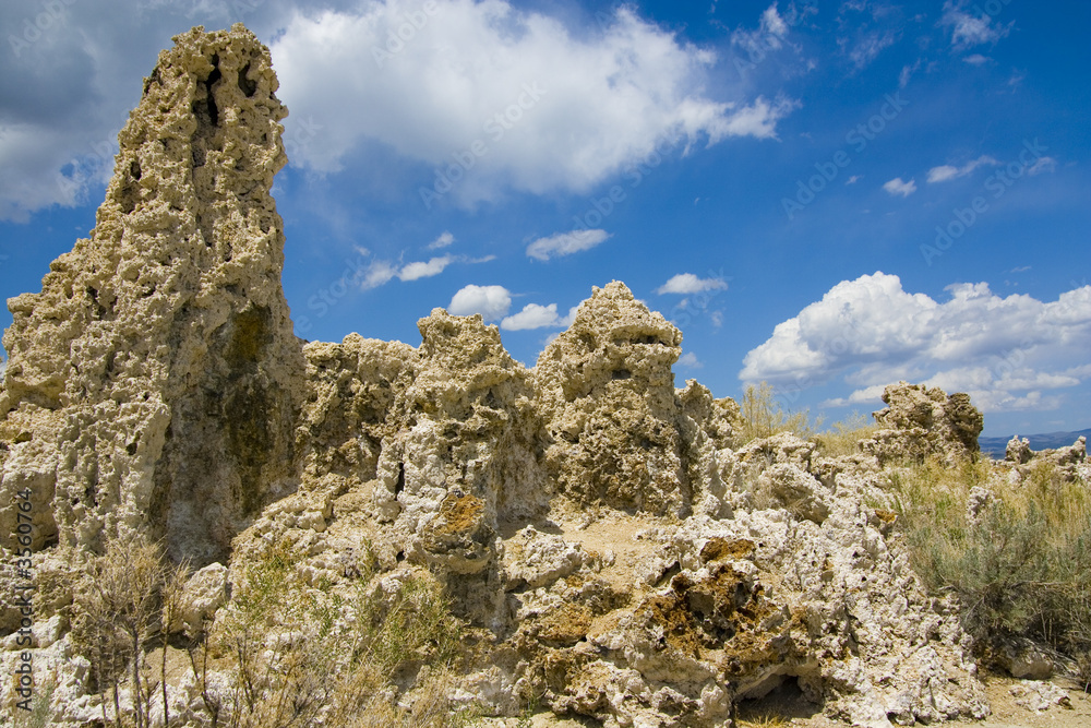 Tufa formations at Mono Lake in USA Tufa formations at Mono Lake in USA