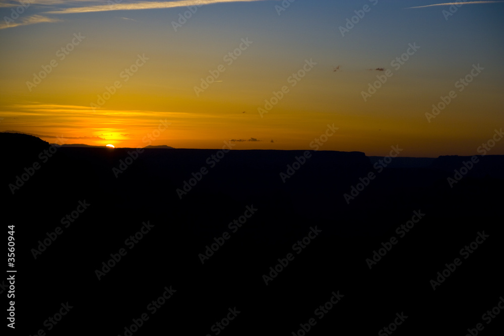 Sunset vista of Grand Canyon National Park, Arizona, USA Sunset vista of Grand Canyon National Park, Arizona, USA