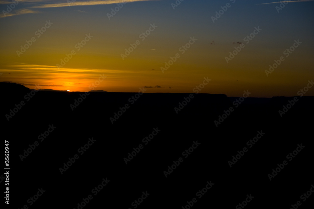 Sunset vista of Grand Canyon National Park, Arizona, USA Sunset vista of Grand Canyon National Park, Arizona, USA