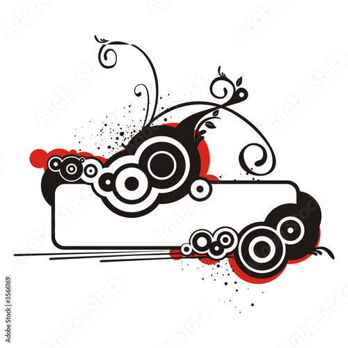 Banner illustration with copy space