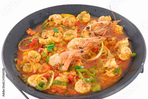 Shrimp stew  Brazilian typical food  .