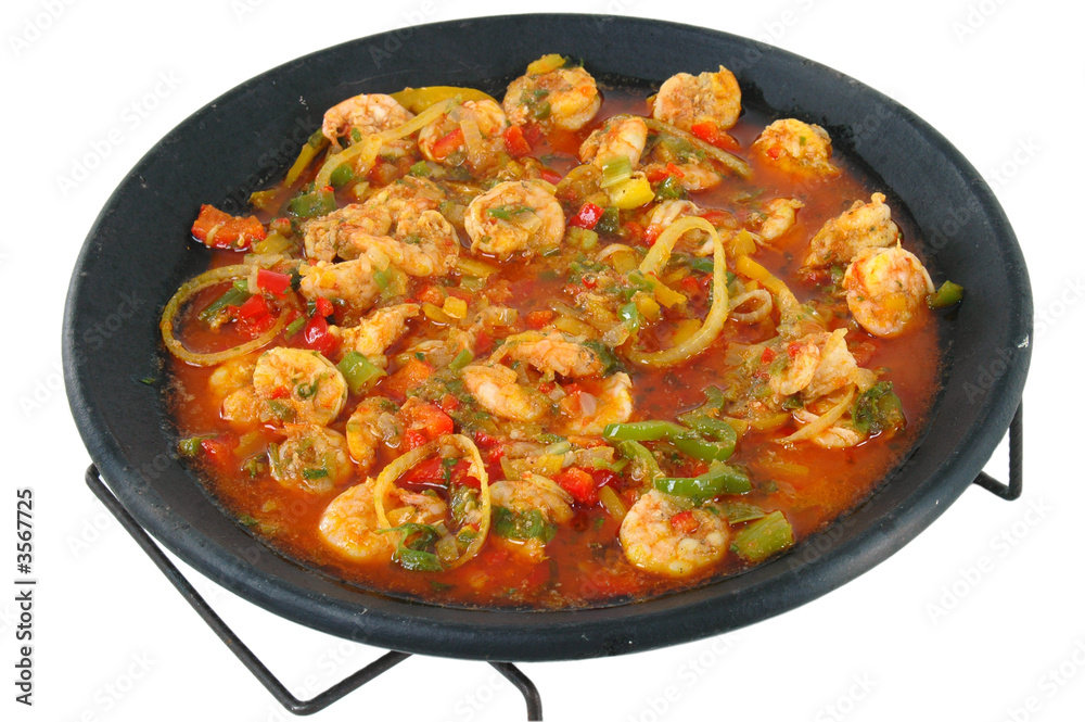 Shrimp stew (Brazilian typical food aka Moqueca de Camarao)