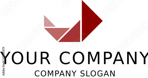 logo mit kubistischem Element