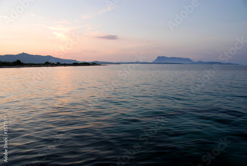 Isola di Tavolara, Sardegna, tramonto