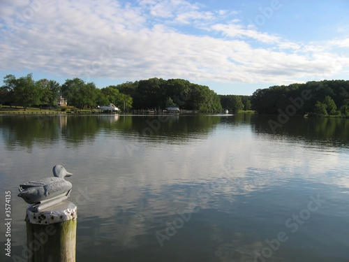 Duck Decoy on Canoe Neck Creek at Morris Point, Maryland usa photo