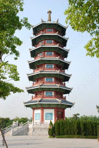pagoda, shanghai