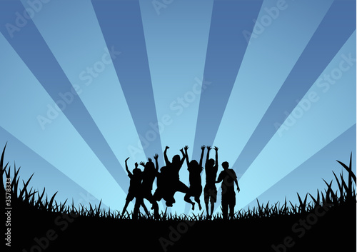 Friends's Jumping
