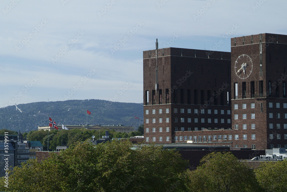 The City Hall of Oslo, Norway