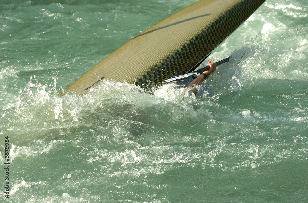 Obraz premium kayaking on river
