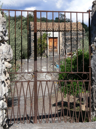 cancellata in ferro battuto