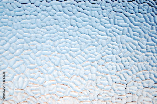 Abstract Blue glass