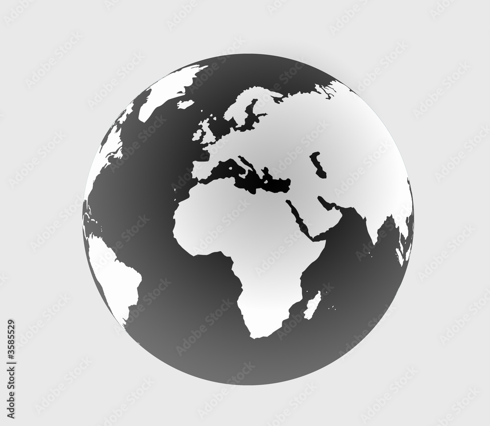 Fototapeta premium Globe terrestre