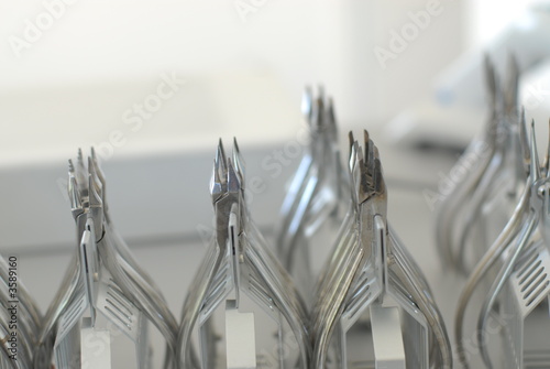 outils d'orthodontiste photo