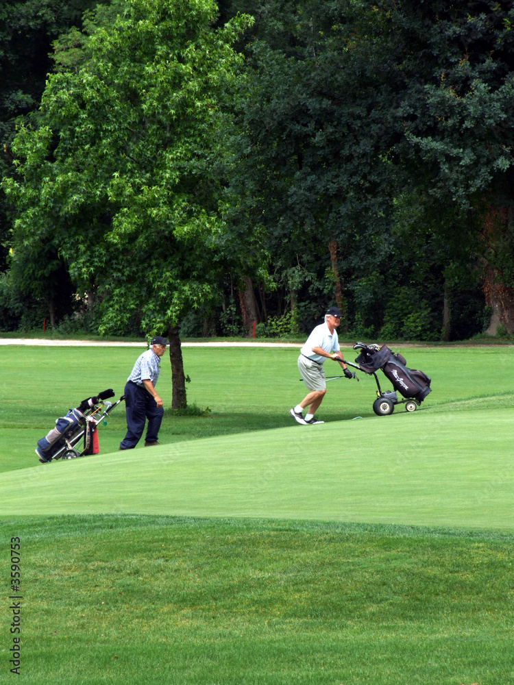 photo de golfeurs et matériel photo de golfeurs et matériel